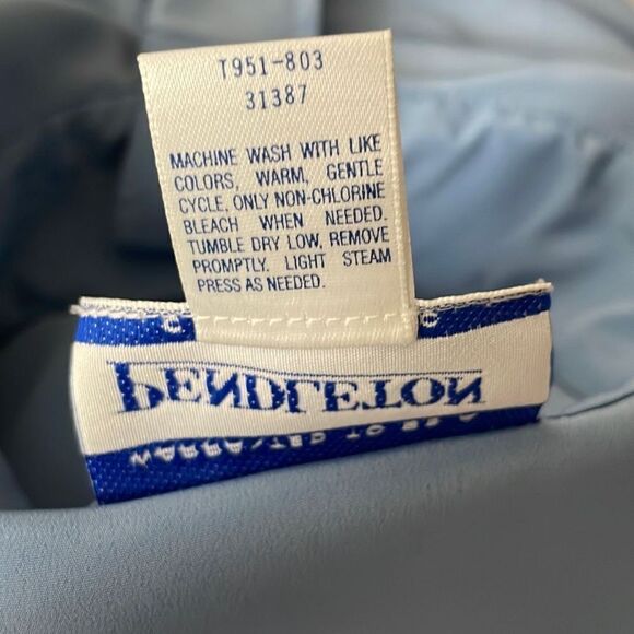 Pendleton Vintage Mock Neck Blouson Sleeve Blouse 18 - Picture 12 of 12